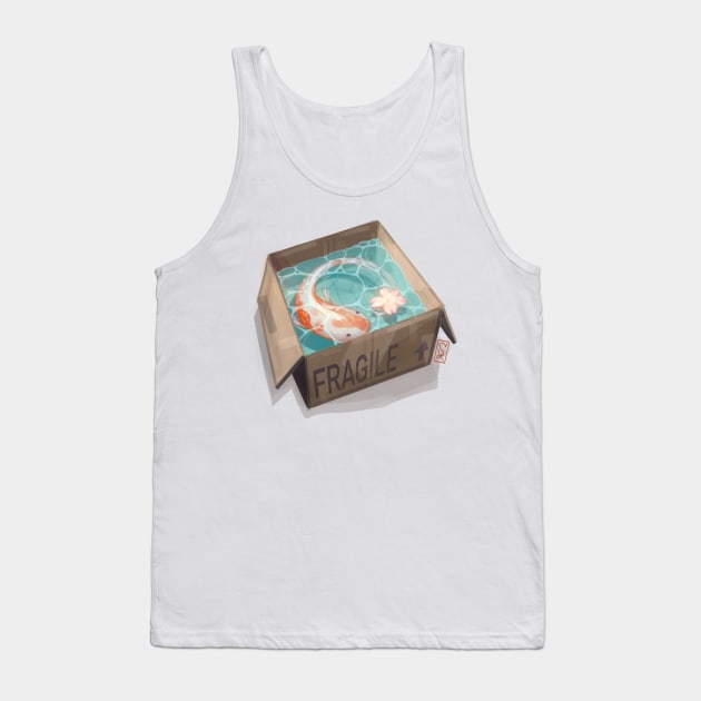 Koi Pond Tank Top by Claire Lin